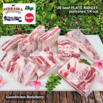 Beef rib PLATE RIB-OFF boneless US USDA NEBRASKA steak cuts 1" 2.5cm (price/kg 5-6pcs)